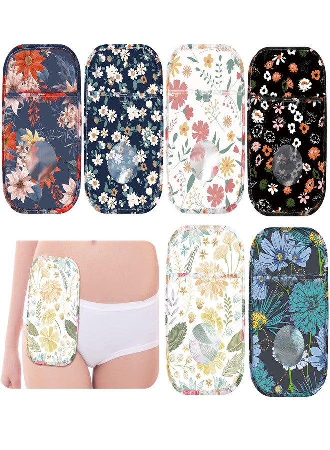 Sosation 6 Pieces Ostomy Bag Covers Waterproof Ostomy Shower Cover Lightweight Colostomy Bags Covers Shower Wraps with Opening for Women Men Ileostomy Care Protector Odor Reducing Supplies - Image 1